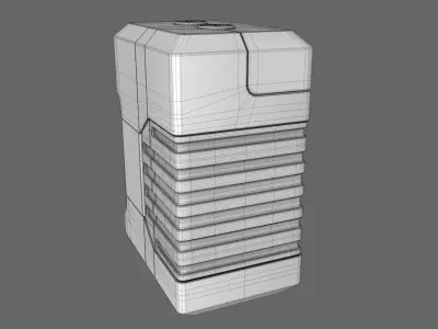 Sci-Fi Microfusion Cell 3D model