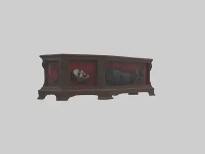Vampirecoffin Model Low-poly 3D model