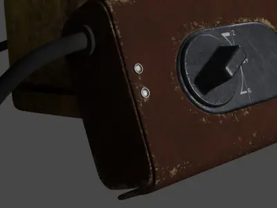 Stalker 2 Artifact Container Lamp  3D model