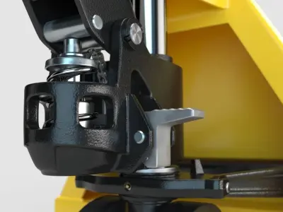 Pallet Truck  Lift Truck animation ready   3D model