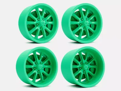 18x8 to 18x12 US Mags Rambler Wheel and Brake 3D print model