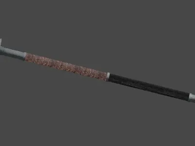 Medieval Sledge Hammer Low-poly 3D model