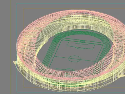 Grand Stadium 3D model buy