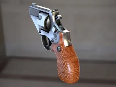 Toy Revolver 3D model