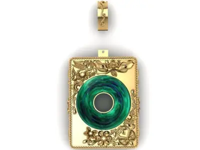 vintage locket  3D print model