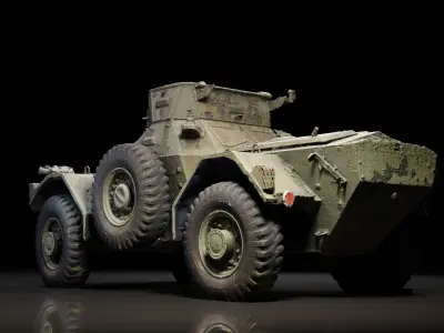 Feret Armoured Car 3D model