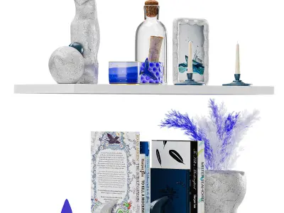 OCEAN DECORATIVE SET 3D model