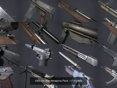 Vietnam War Weapons Pack