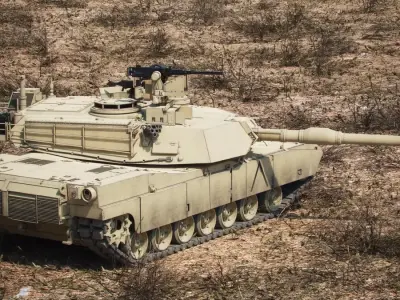 M1A2 SEPv2 Abrams Free low-poly 3D model purchase