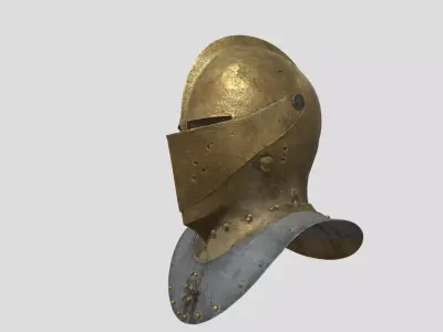 Corinthian Battle Helmet 3D model