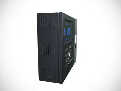 Biometric Machine RFID Low-poly 3D model