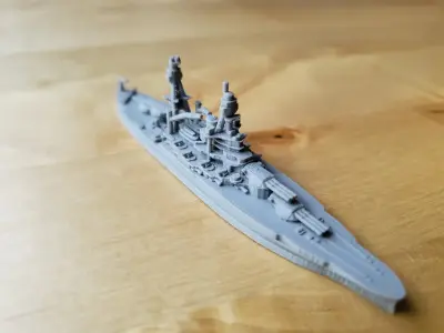 US Pennsylvania Class Battleship 3D print model