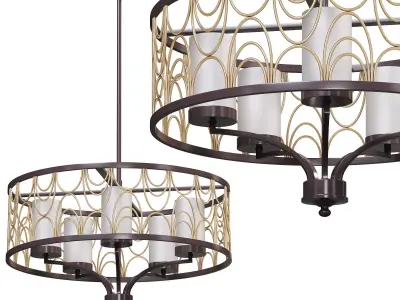 Cirrine Chandelier by lightology 3D model