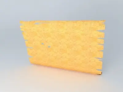 Treasure Map 17th Century Free 3D model