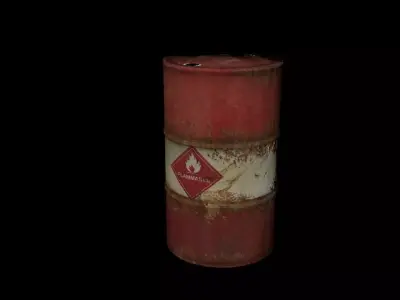 oildrum barrel explosives Free 3D model