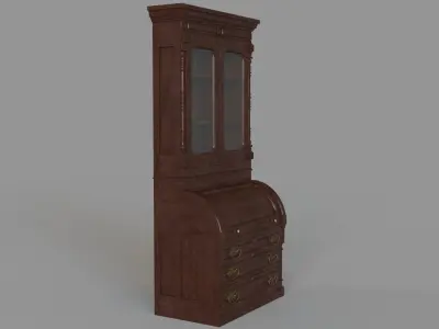 Antique Hutch 3D model