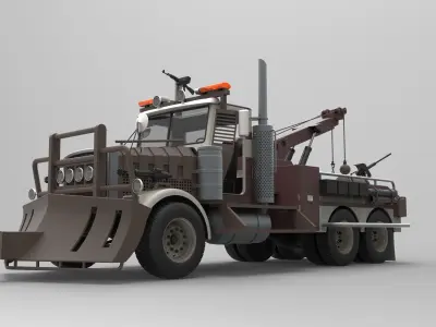 Towtruck from Terminator salvation 3D model
