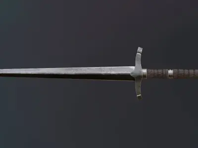Two low-poly swords 3D models Low-poly 3D model purchase
