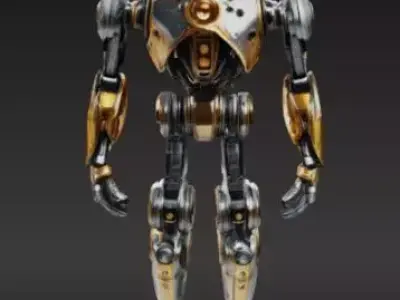 Industrial Robot Machine Mechanical Equipment 3D Model 3D model