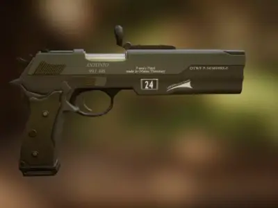 Antonio 991 M6 Pistol Low-poly 3D model