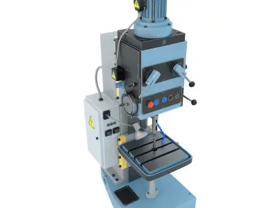 Machine tool drilling press vertical 2S132  3D model