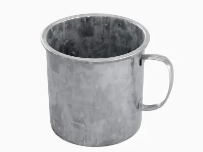 Steel Survival Cup Set  3D model