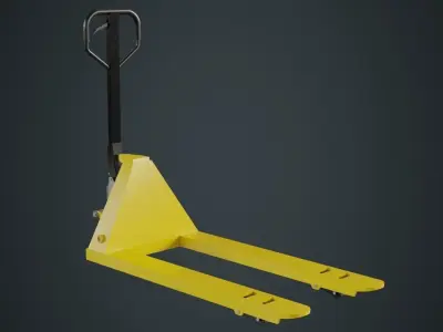 Pallet Jack 3A Low-poly 3D model