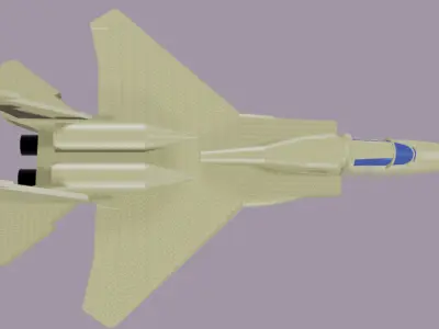 WAR JET-ELICOPTER MILLITARY Low-poly 3D model