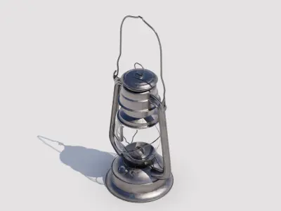 Lantern 02 Low-poly 3D model