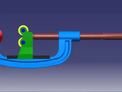 Steel pipe cutter Free 3D model