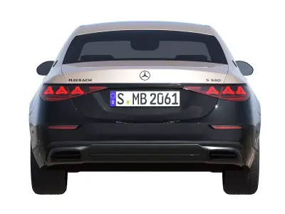 2027 Mercedes-Maybach S 580 Night Series 3D model