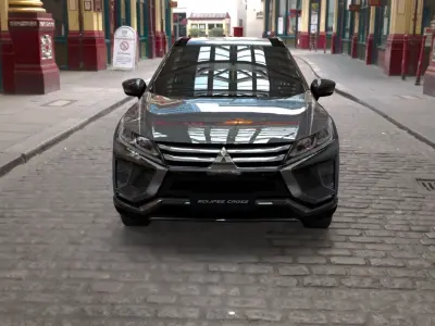 mitsubishi eclipse cross grey  3D model