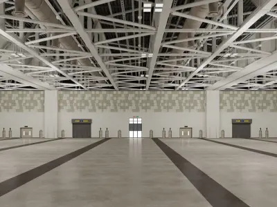 Convention And Exhibition Center 4 3D model