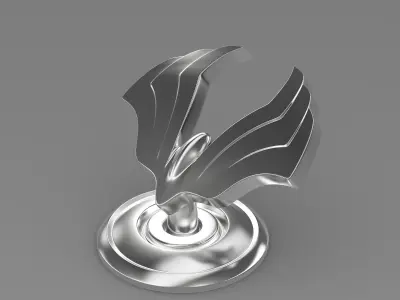 Ssang Yong Chairman logo 3D model