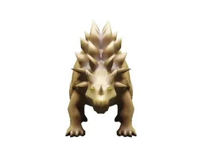 Stegosaurus - Dinosaurus Low-poly 3D model