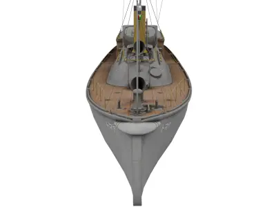 17m Motor pinnace 3D model