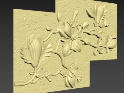 Wall mural 3D print model