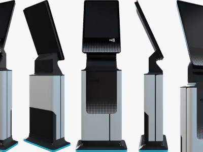  POS Terminal Blue Fire 