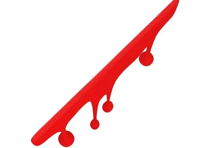 Paint Drops 3D model