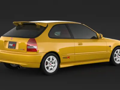 Honda Civic Type R 3D model purchase