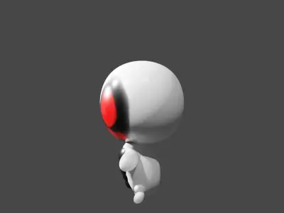 Anti Venom chibi 3D model