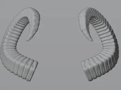Horns 3D model