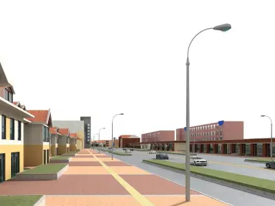 Commercial Building 3D model 39