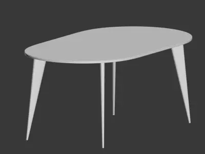Dinning set table 3D model