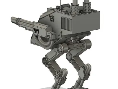 Imperial Of Man Walker  3D print model