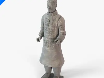 Terracotta Warriors-Middle Ranking Officer 3D model
