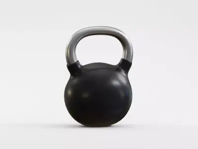 Kettlebell Low-poly 3D model get