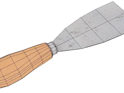 Stripping knife Free low-poly 3D model