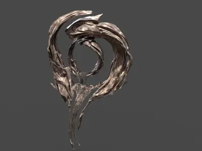 Air element Sword hilt 3D model