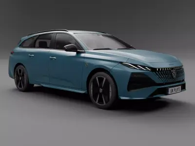 Peugeot 308 Sw 2026 Free 3D model